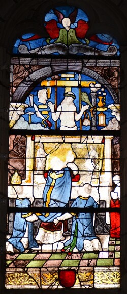 Vitrail de l'église Saint-Venant de Ballan-Miré - baie 3