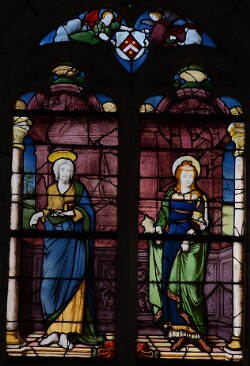 Vitrail de l'église Saint-Venant de Ballan-Miré - baie 5