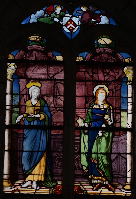 Vitrail de l'église Saint-Venant de Ballan-Miré - baie 5