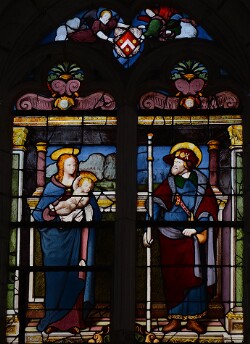 Vitrail de l'église Saint-Venant de Ballan-Miré - baie 7