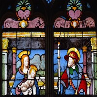 Vitrail de l'église Saint-Venant de Ballan-Miré - baie 7