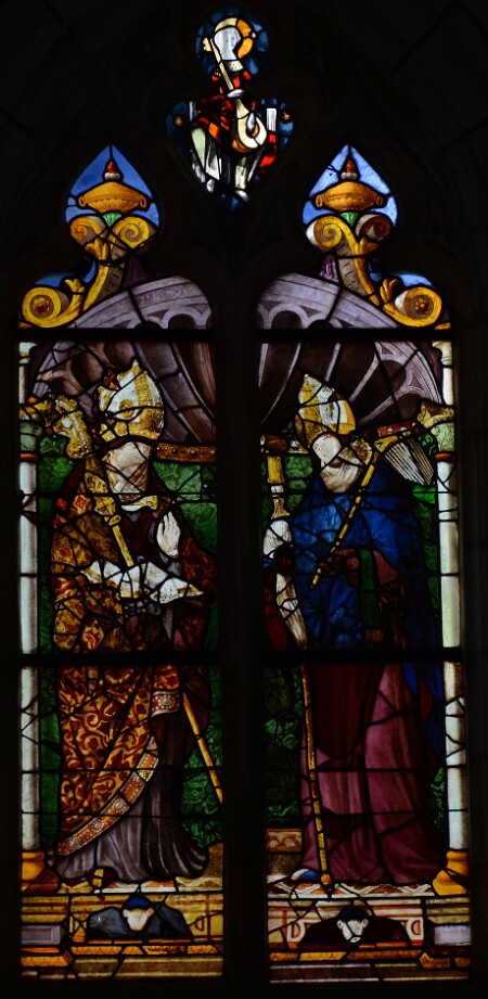 Vitrail de l'église Saint-Venant de Ballan-Miré - baie 8