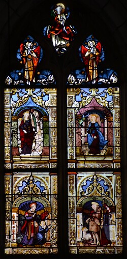 Vitrail de l'église Saint-Venant de Ballan-Miré - baie 6
