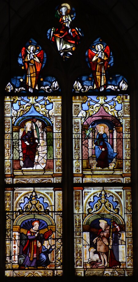 Vitrail de l'église Saint-Venant de Ballan-Miré - baie 6