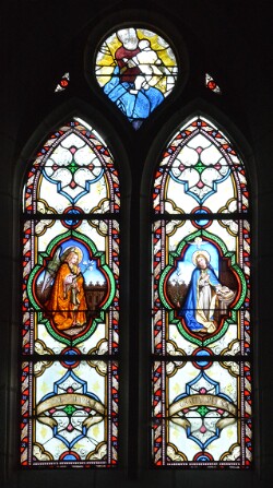 Vitrail de l'église Saint-Symphorien de Larçay - baie 5
