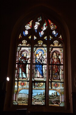 Vitrail de l'église Saint-Secondin de Molineuf - baie 1