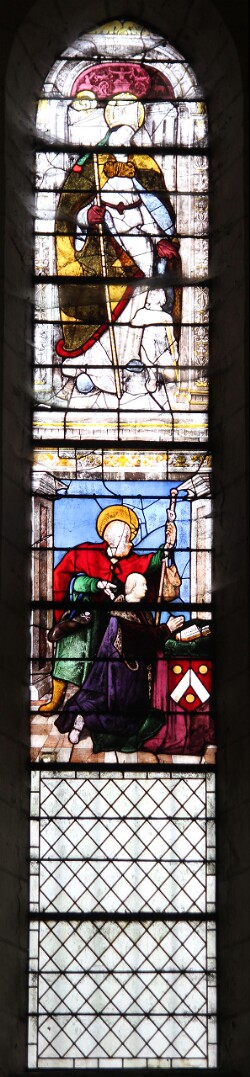 Vitrail de l'église Saint-Martin de Semblançay - baie 1