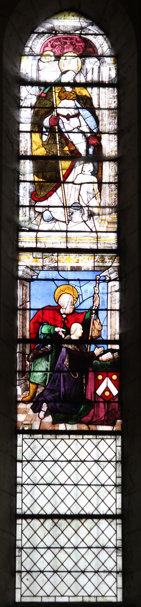 Vitrail de l'église Saint-Martin de Semblançay - baie 1