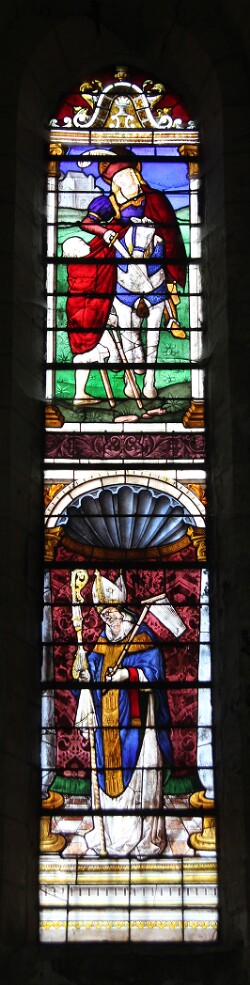 Vitrail de l'église Saint-Martin de Semblançay - baie 4