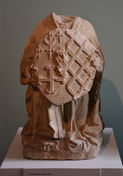 Ange portant un écu aux armes de Bueil et de Montejean dit ange n. 3