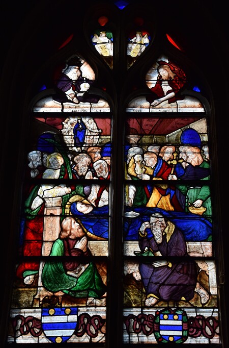 Vitrail de l'église Saint-Jean-Baptiste de Baillou - baie 8
