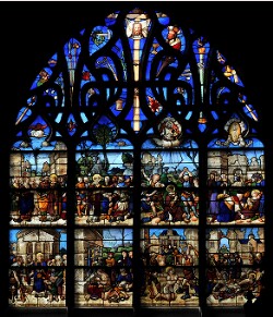 Vitrail de la cathédrale Saint-Étienne de Bourges - baie 46
