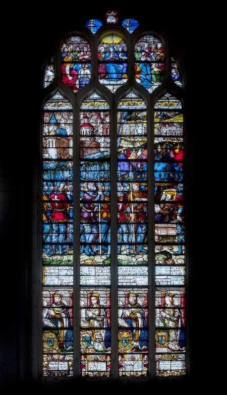 Vitrail de la Sainte-Chapelle de Champigny-sur-Veude - baie 10