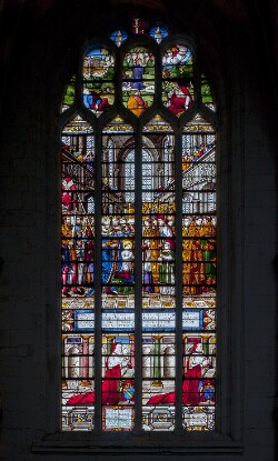 Vitrail de la Sainte-Chapelle de Champigny-sur-Veude - baie 9