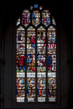 Vitrail de la Sainte-Chapelle de Champigny-sur-Veude - baie 3