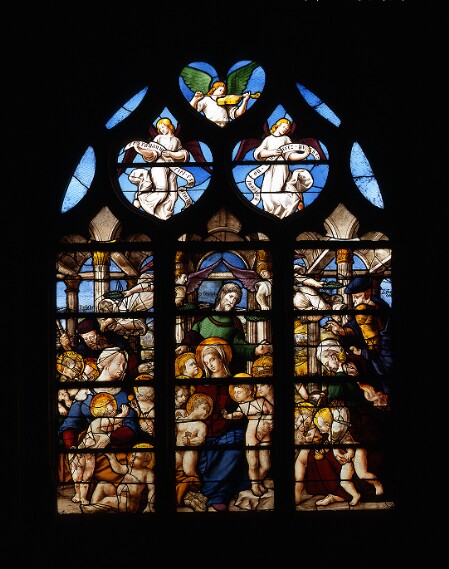 Vitrail de l'église Saint-Vincent de Cour-sur-Loire - baie 10