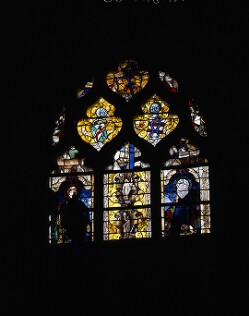 Vitrail de l'église Saint-Vincent de Cour-sur-Loire - baie 2