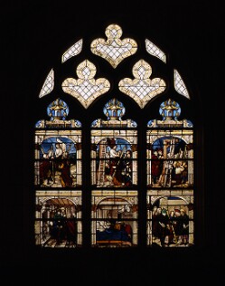 Vitrail de l'église Saint-Vincent de Cour-sur-Loire - baie 5