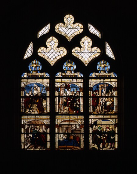 Vitrail de l'église Saint-Vincent de Cour-sur-Loire - baie 5