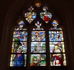 Vitrail de l'église Saint-Barthélemy de Montireau - baie 6