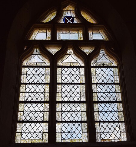 Vitrail de l'église Saint-Barthélemy de Montireau - baie 9