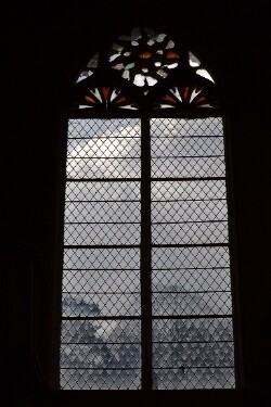 Vitrail de la chapelle Sainte-Anne du château d'Ussé - baie 102