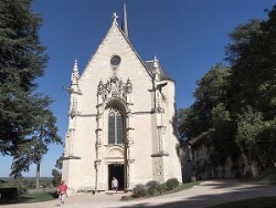 Vitraux de la chapelle Sainte-Anne du château d'Ussé