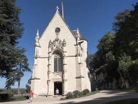 Vitraux de la chapelle Sainte-Anne du château d'Ussé